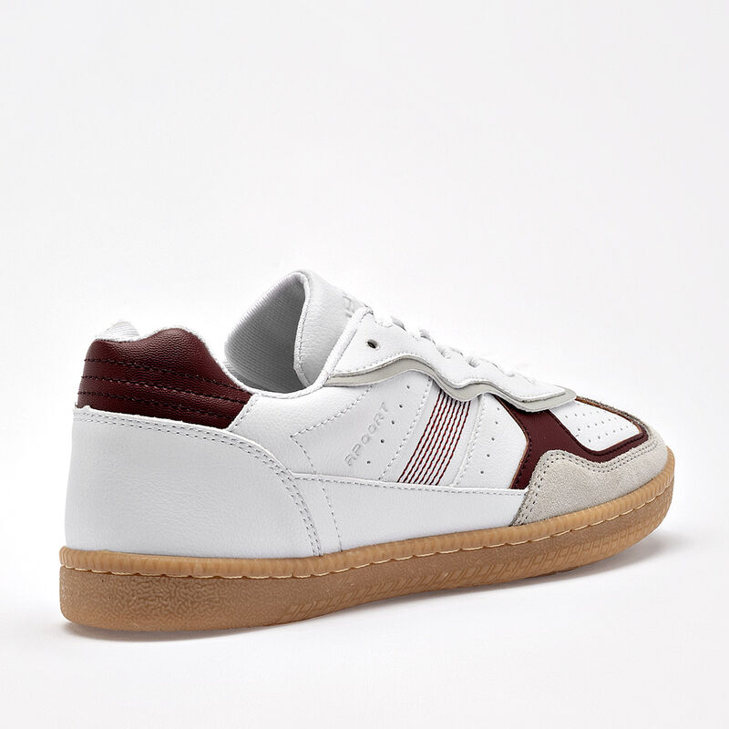 Apoort tenis para mujer blanco gris vino cod 14... image number null