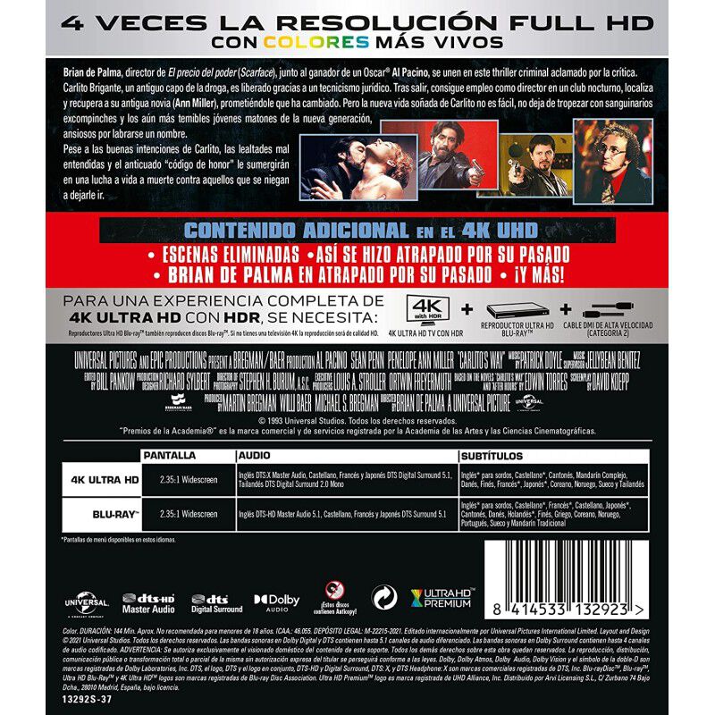Atrapado Por Su Pasado [4k Uhd,blu-ray] (1993) ... image number null