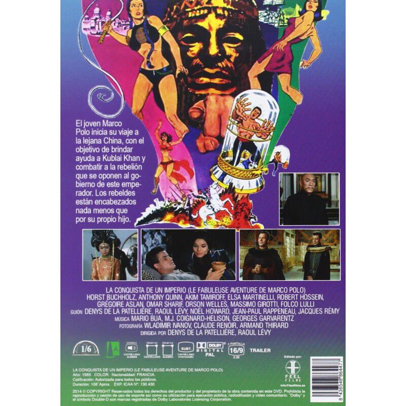 La Conquista De Un Imperio [dvd] (1965) La Fabu... image number null