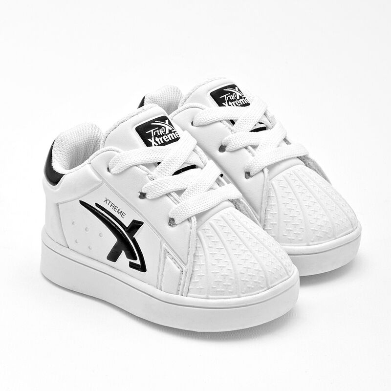 True Extreme Tenis Para Beb&eacute; Blanco Negro Cod 1... image number null