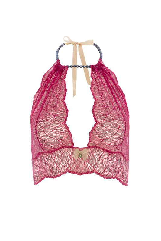 Sost&eacute;n Bralette Sydney Oscuro Rojo Talla: L image number null