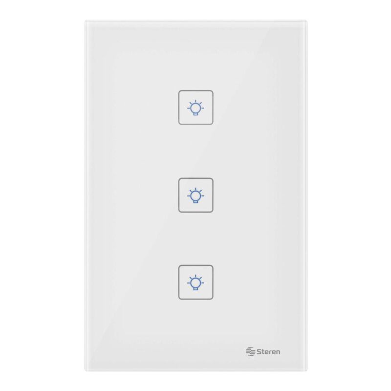 Apagador Touch Wi-fi, Triple | Shome-113 image number null