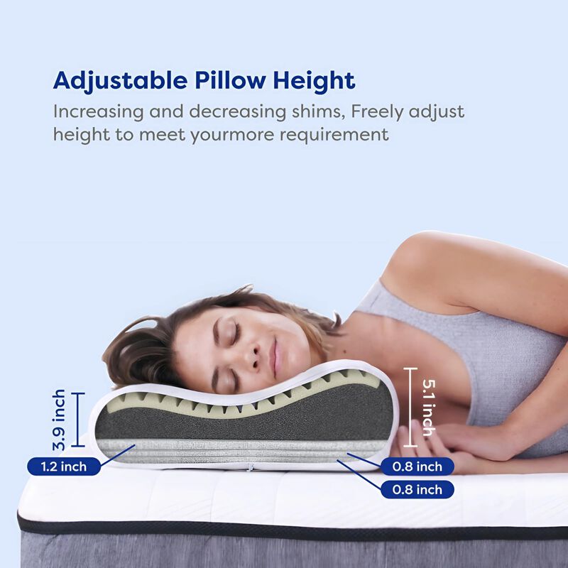 Almohada Ecosa 38 cm &times; 56 cm, Altura Ajustable,... image number null