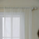 Cortina Traslucida Color Blanco 1 Panel 140X210