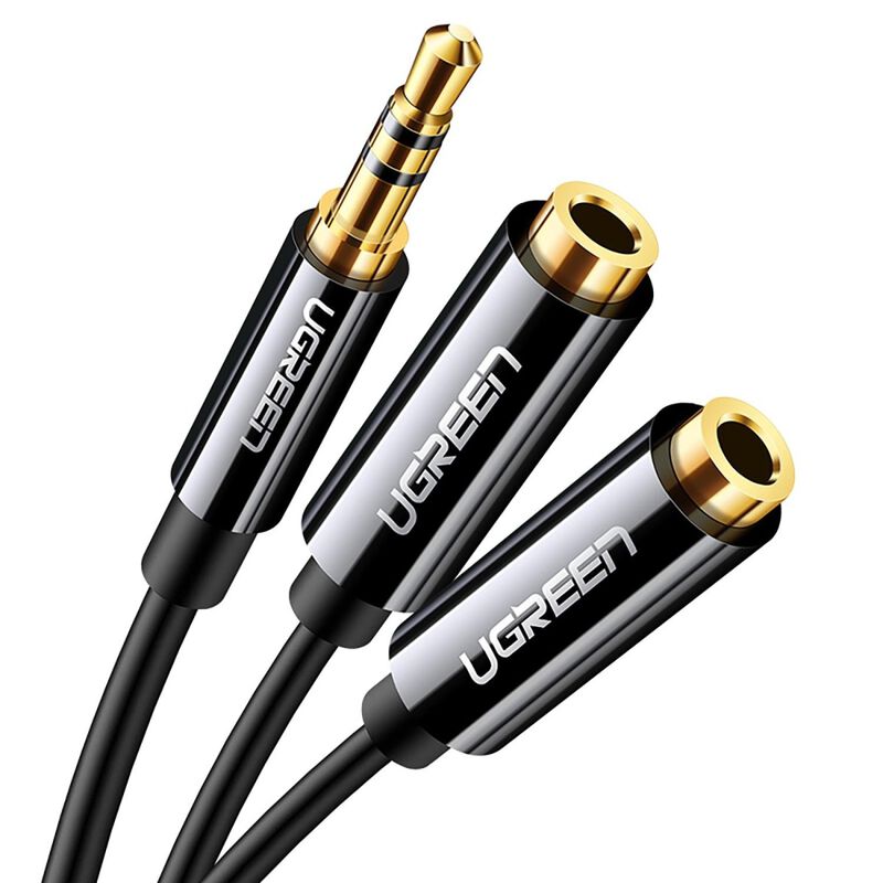 Cable De Audio Ugreen 3.5mm Macho A Hembra X2 2... image number null