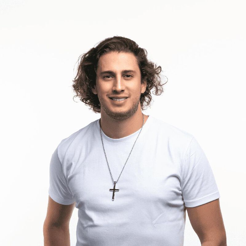 Collar Para Hombre Acero Inoxidable Cruz Regalo... image number null