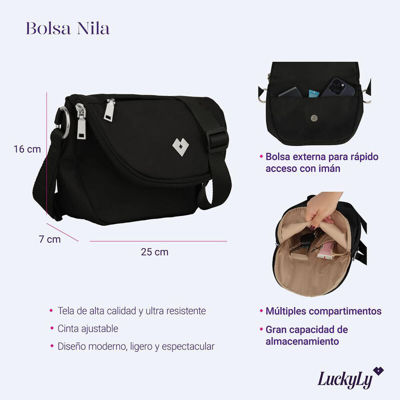 Bolsa Mujer Crossbody Bandolera De Mano, Bolsas... image number null