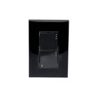 10 Pack Placa de 3 M&oacute;dulos + Apag. Escalera de 1.5 M&oacute;d. Y Apag. de 1.5 M&oacute;d. Negro iGoto