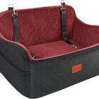 Asiento De Coche Para Perros Lealchum Para Perros Medianos Y Grandes Con Correa De Seguridad