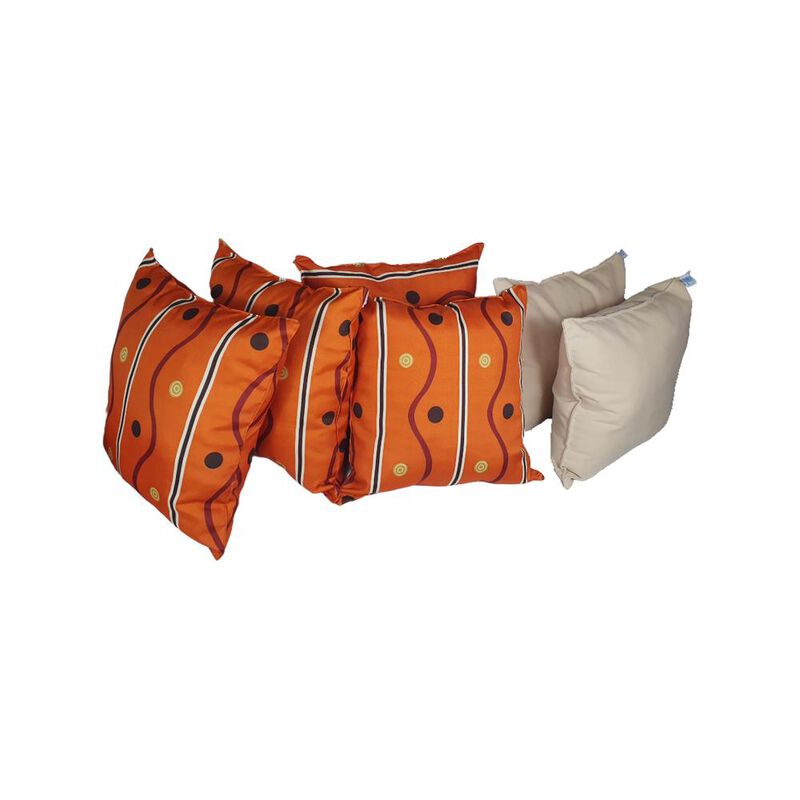 Set 6 Cojines Decorativos Premium Almoda Combin... image number null