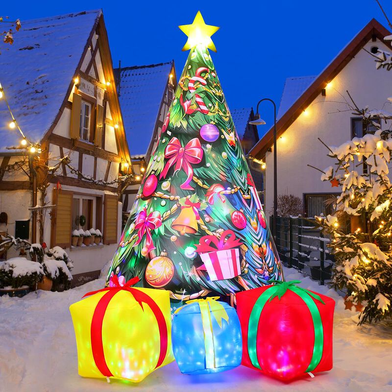 &Aacute;rbol Inflable De Navidad Goosh Para Decoraci&oacute;n... image number null
