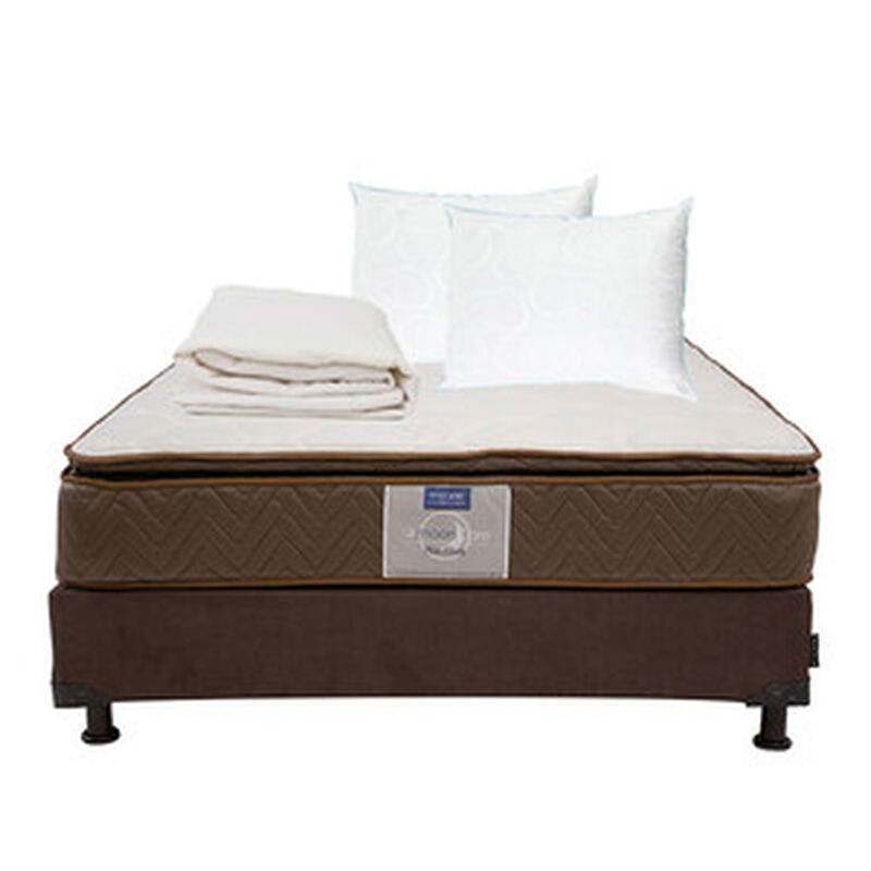 Colch&oacute;n Matrimonial Restonic Nautilus + Box Dic... image number null