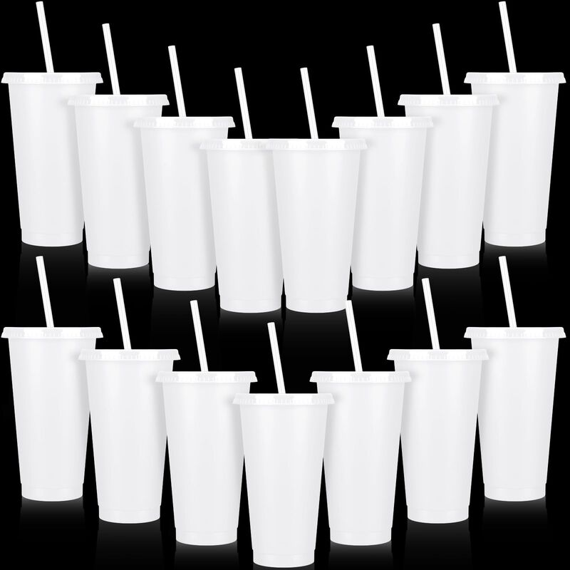 Vaso Reutilizable Bokon 710 ml Blanco, Pack De ... image number null