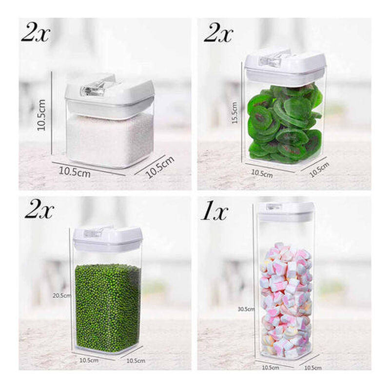 7 Contenedores de Brandtrendy Herméticos de Plá... image number null