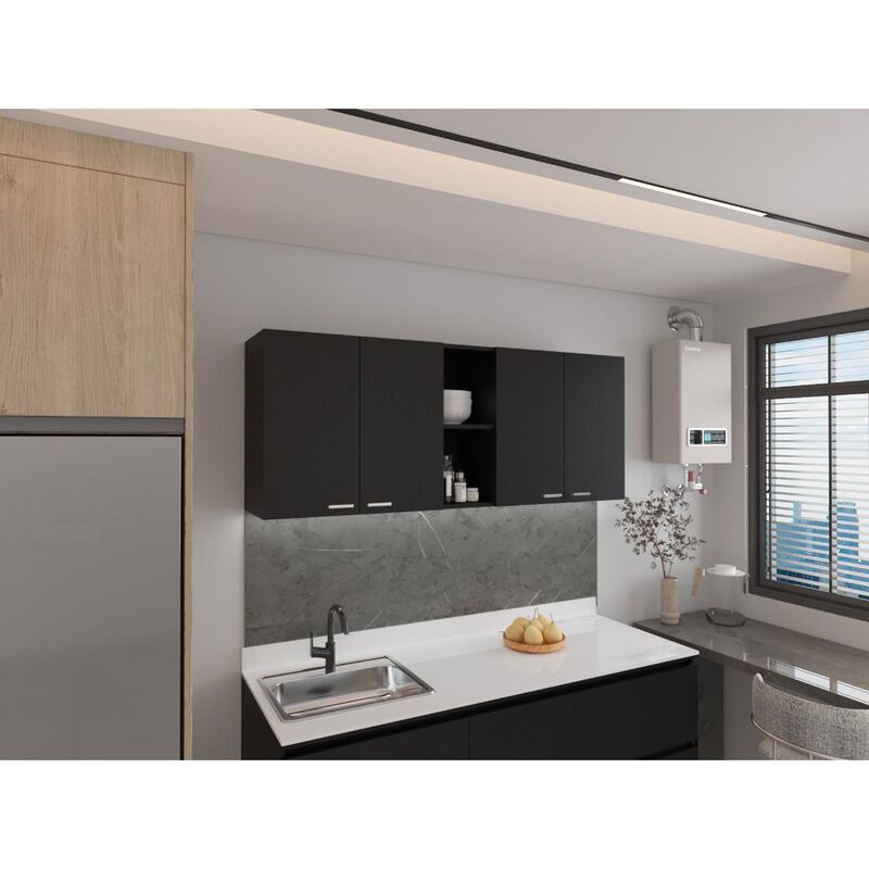 Gabinete Superior Estrella Wengue Virtual Muebl... image number null