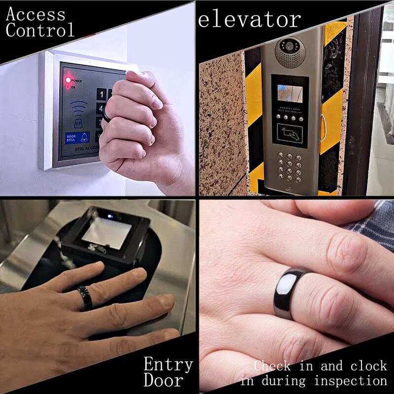 Anillo Brian T5577 125khz Zirconia Negro Us11# image number null