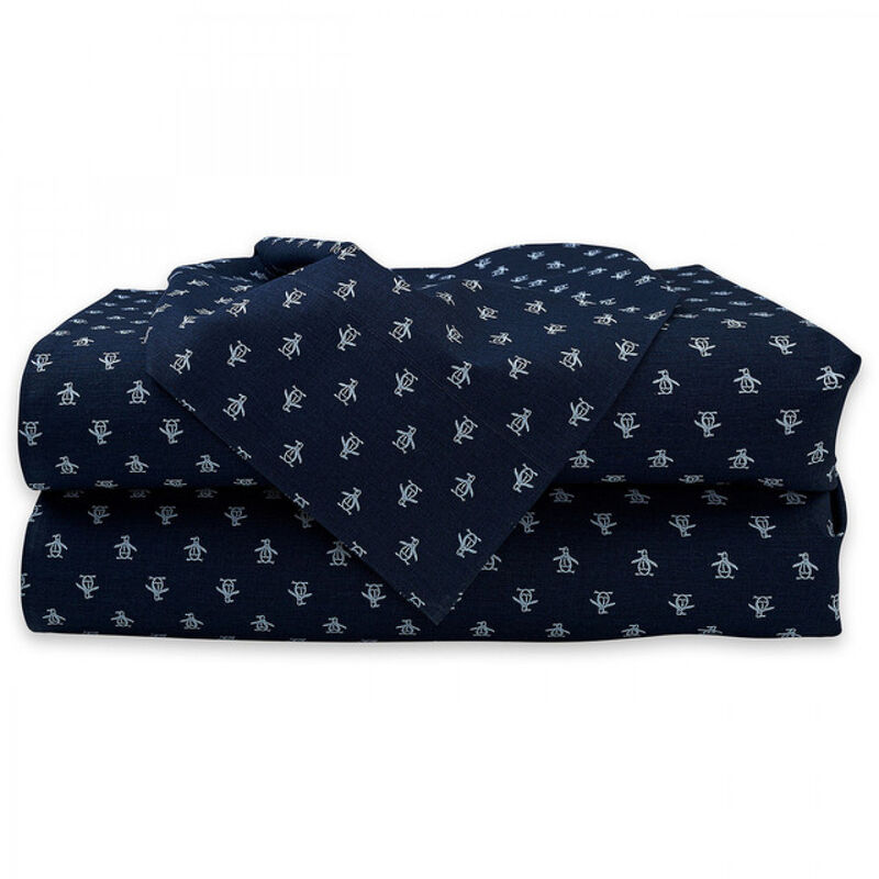 Juego de S&aacute;banas Original Penguin Logo Queen Az... image number null