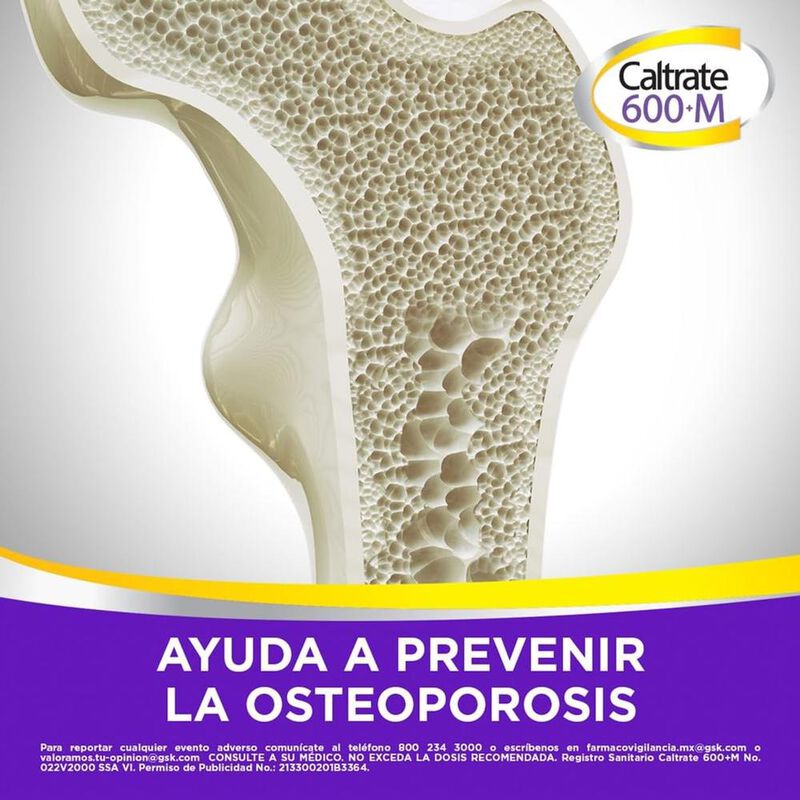 Caltrate Suplemento de Calcio 600 +M 600mg / 40... image number null