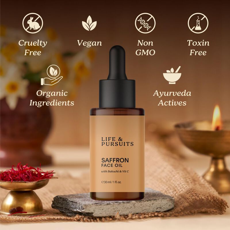 Aceite Facial Life & Pursuits Azafr&aacute;n, 30 Ml, I... image number null