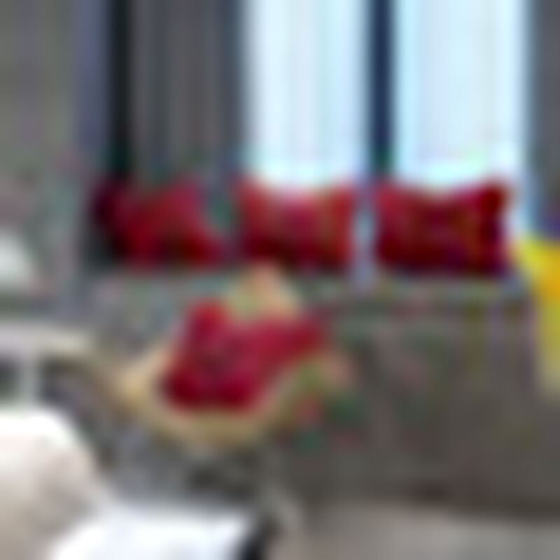 Set de 4 Cojines Dicasa DeltaOne Rojo image number null