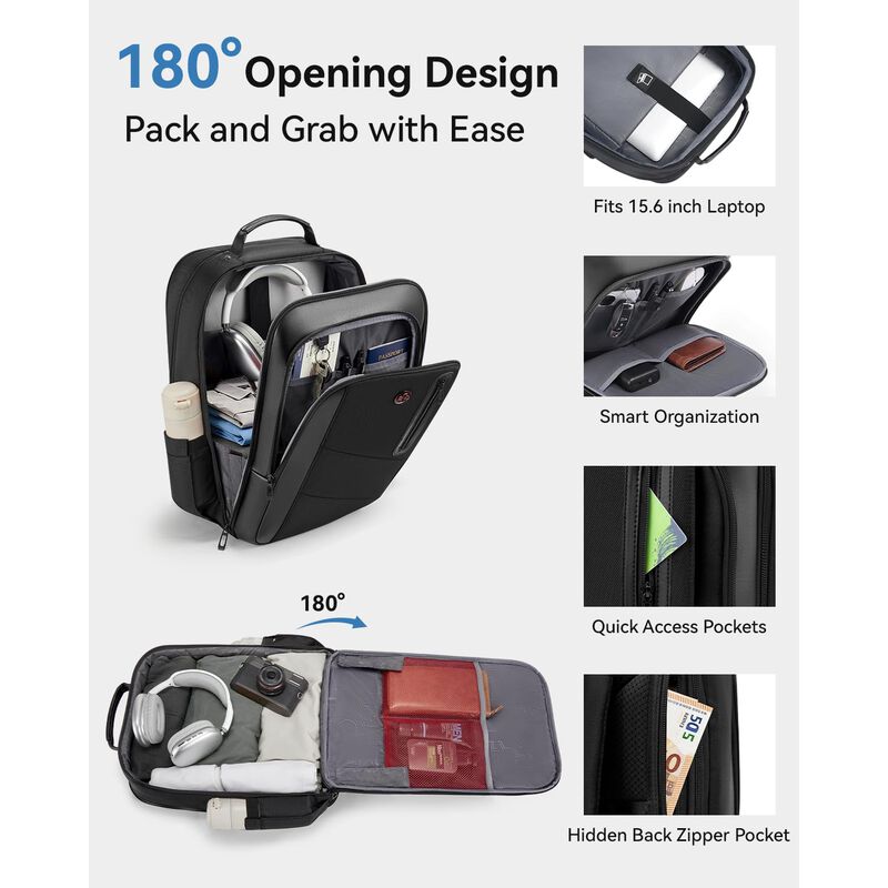 Mochila Cross Gear 15.6" Expandible Impermeable image number null