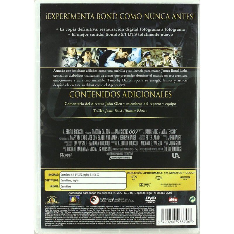 Agente 007: Alta Tensi&oacute;n (&uacute;ltima Edici&oacute;n) (1dvd... image number null