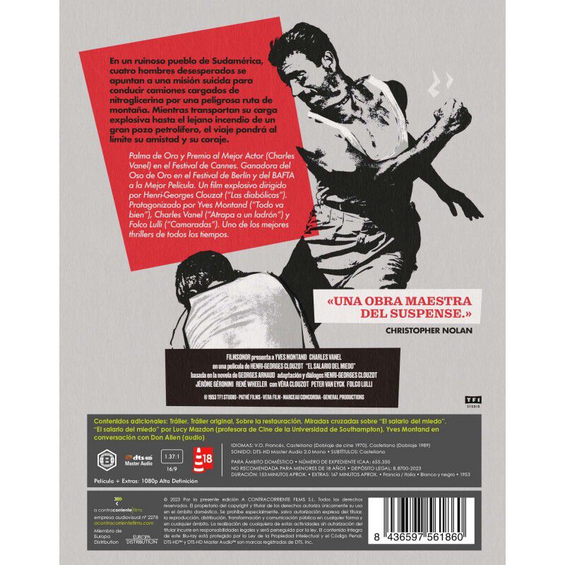 El Salario del Miedo [Blu-ray] Le salaire de la... image number null