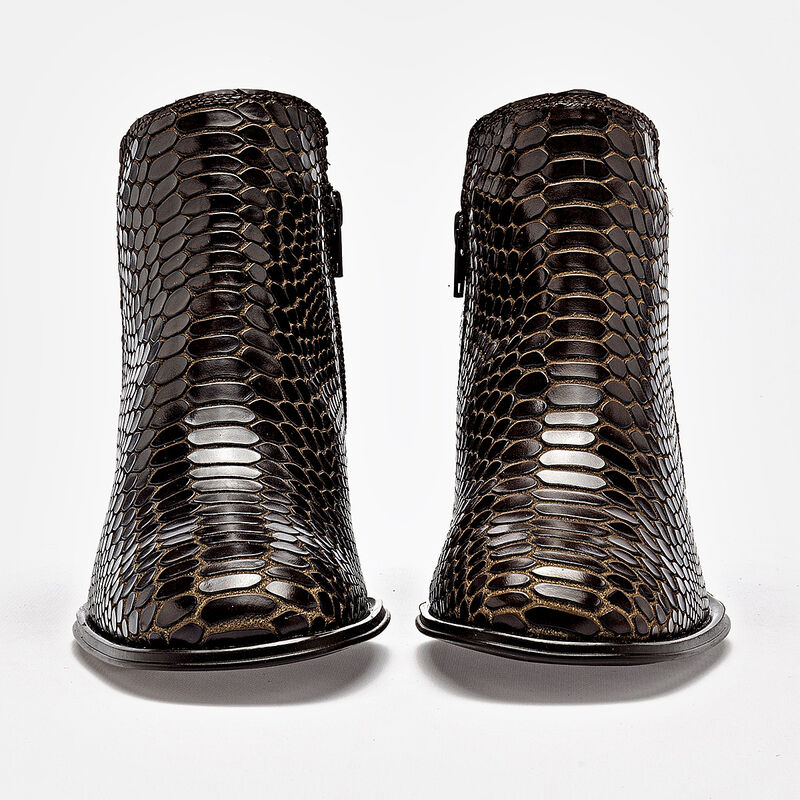 Gino Cherruti bot&iacute;n tac&oacute;n para mujer  caf&eacute; cod ... image number null