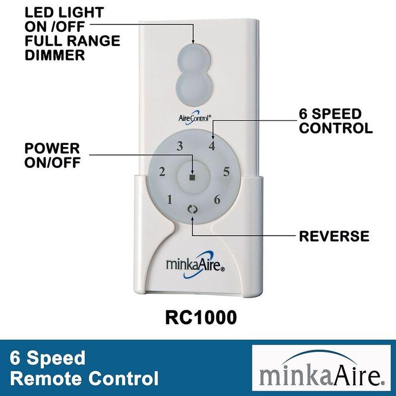 Control Remoto Minka-aire Rc1000 Blanco image number null
