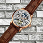 Reloj Stuhrling para hombre 3917.3 automático skeleton 43mm
