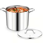 Olla de Caldo E-FAR 14 Cuartos Acero Inoxidable Base Triple Capa