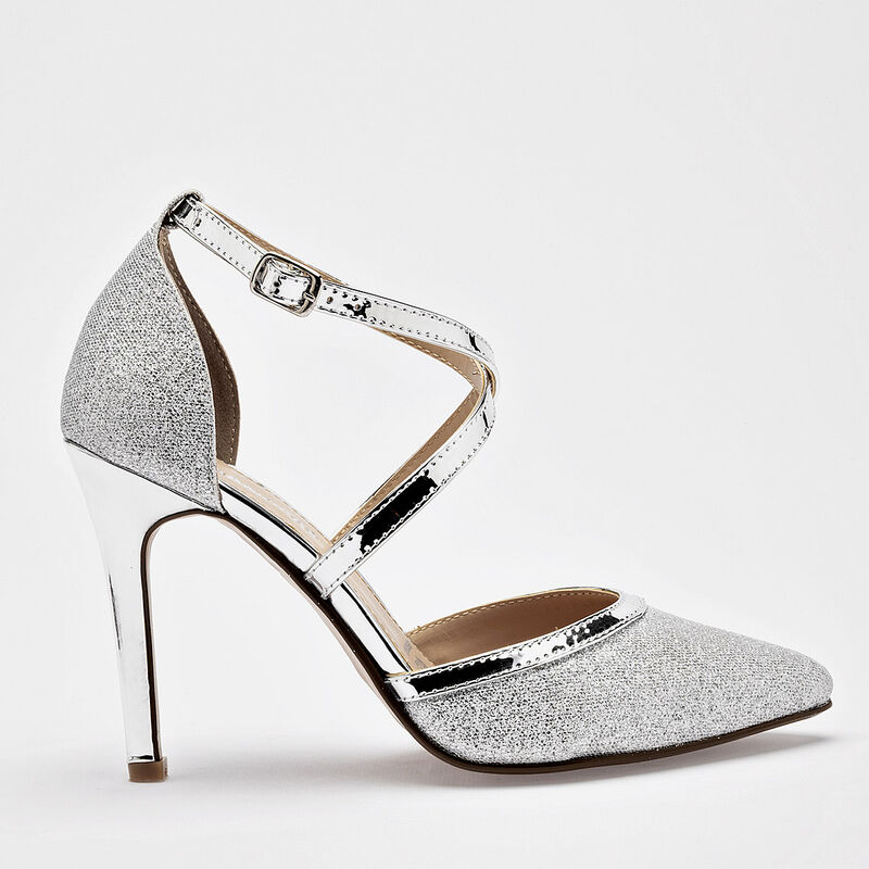 Moramora zapatilla para mujer plata cod 140731-... image number null