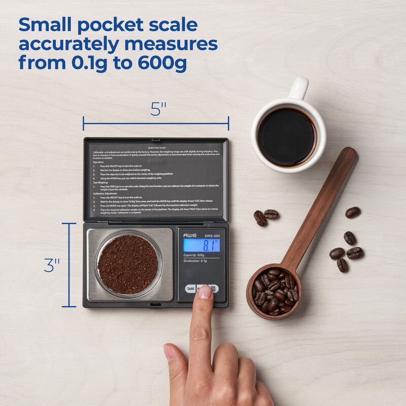 B&aacute;scula De Bolsillo American Weigh Scales Aws-6... image number null
