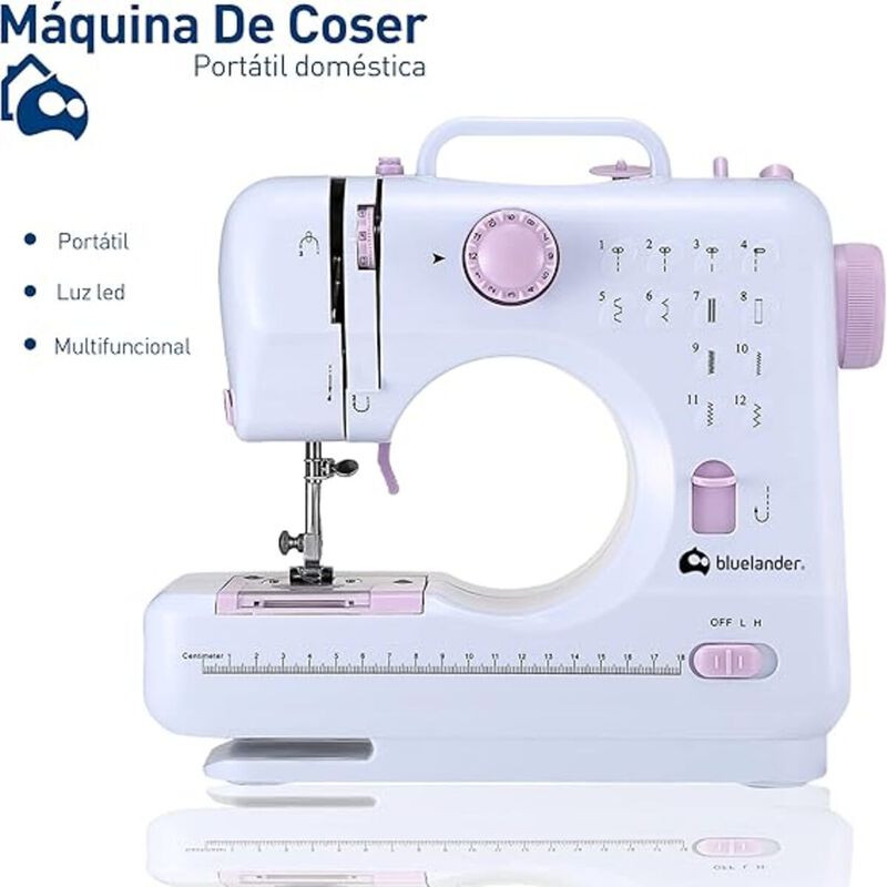 M&aacute;quina de Coser El&eacute;ctrica Mini Bluelander image number null