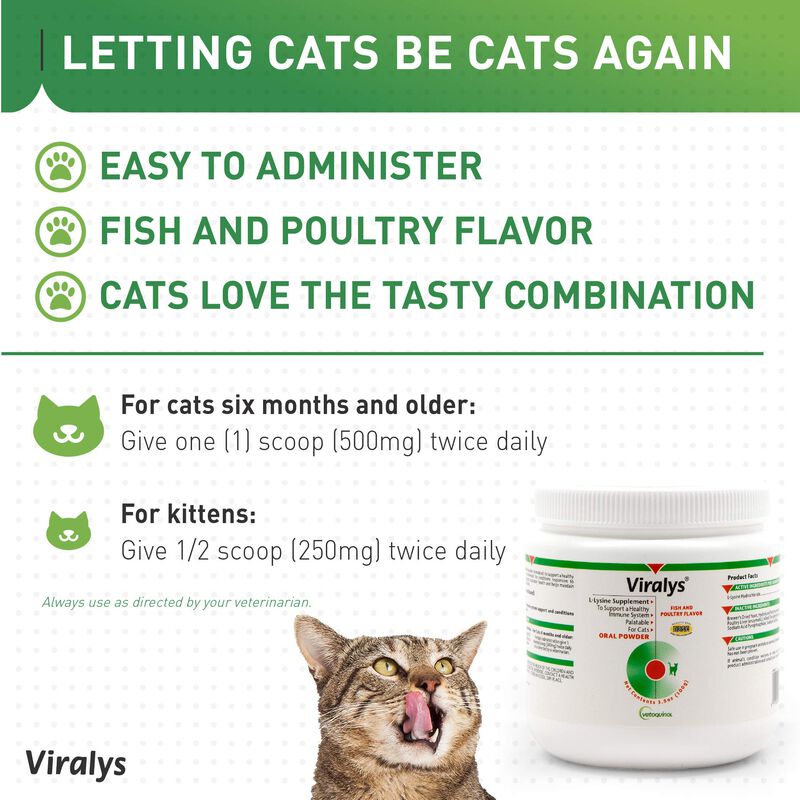Suplemento Vetoquinol Viralys Daily L-lisina En... image number null