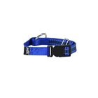 Fancy Pets Collar Con Ultra Grip Y Bandas Reflejantes Color Azul Tamaño Chico Para Perro