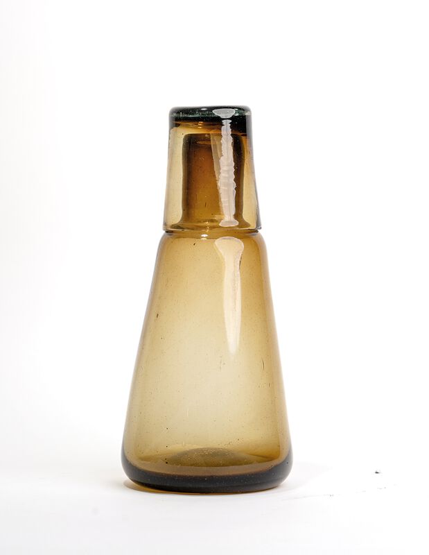 Jarra de Buró de Vidrio Soplado Chocolate Marea... image number null