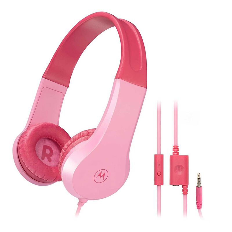 Auricular Motorola Jr200 Para Ni&ntilde;os Rosa 3.5mm ... image number null