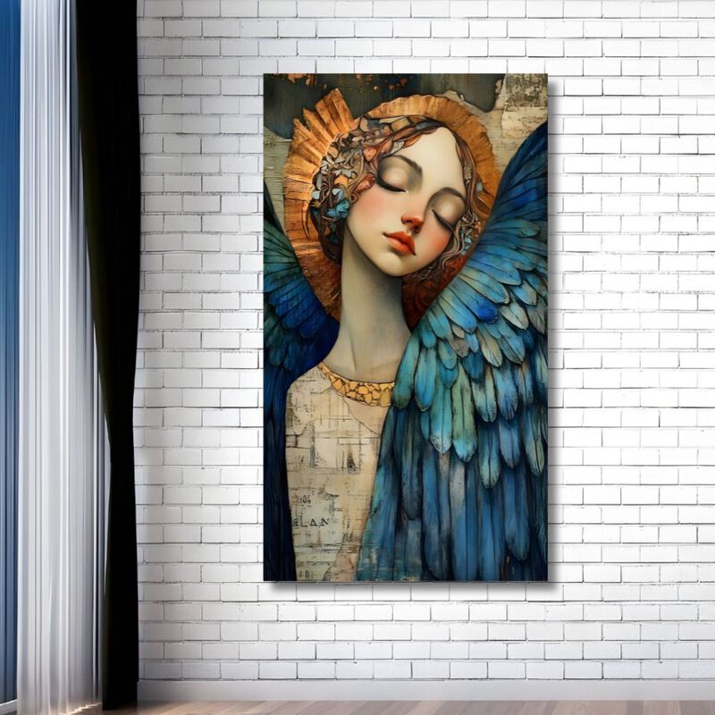 Cuadro Decorativo Religioso 70x100cm &Aacute;rcangel image number null