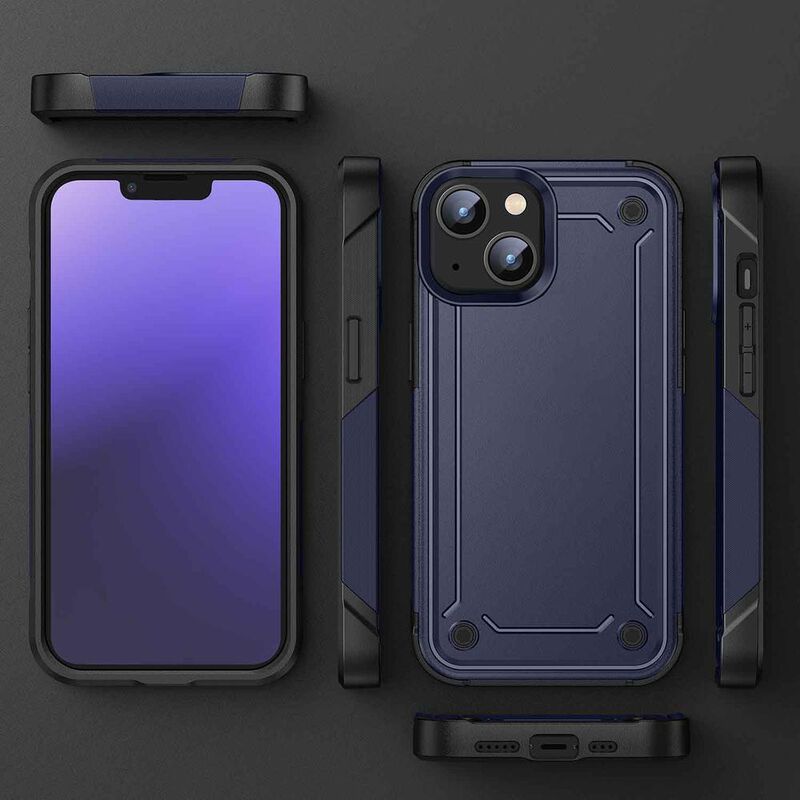 Funda TEKKU Tough cover para iPhone 15 Azul image number null