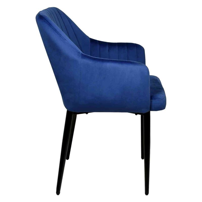 Set 2 Sillas Comedor Sillones Terciopelo Acolch... image number null