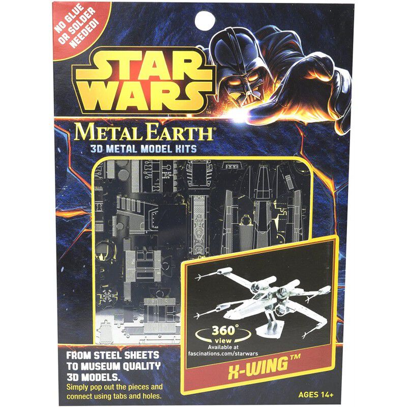 Maqueta Caza X-Wing Star Wars de Metal 3D image number null