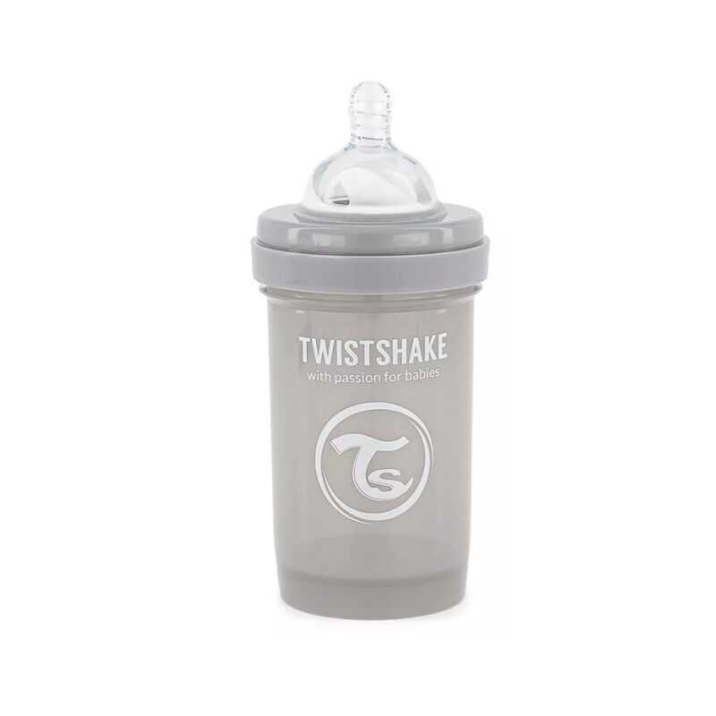 Biberón Twistshake Anti Colic 6oz Gris Pastel image number null