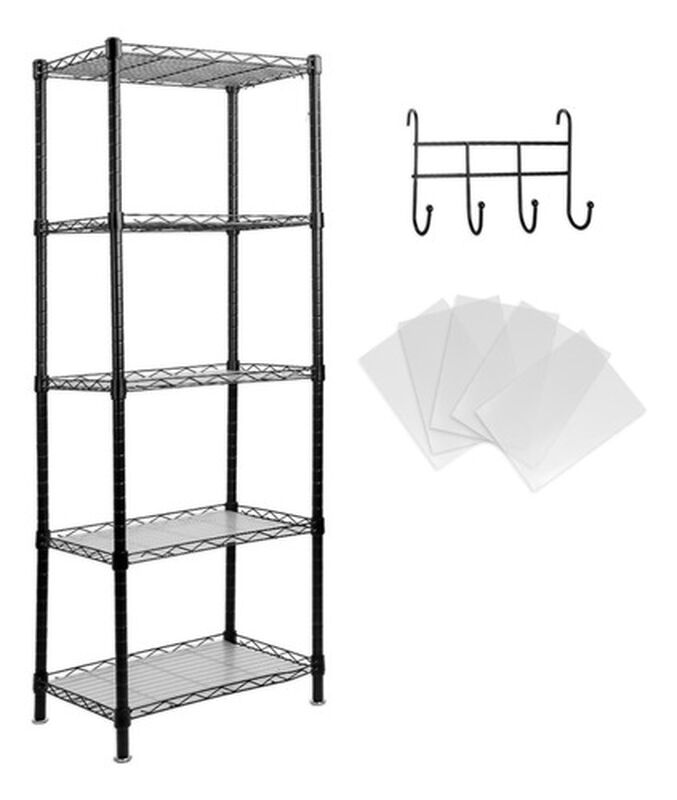 Estante Minimalista 5 Niveles Acero 100 Kg image number null