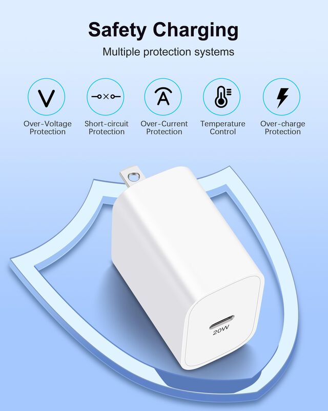 Cargador R&aacute;pido Yeahfun Usb C De 20 W Para Goog... image number null