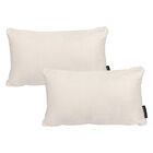 Cojin Decorativo Rogga Delta Set De 2 Crema
