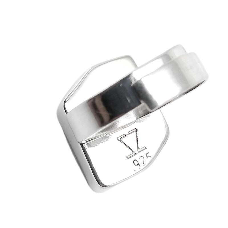 Anillo ajustable Fancy cristal con plata .925 Z... image number null