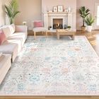 Alfombra Lahome Flavie 244x305 Cm Beige Floral Lavable