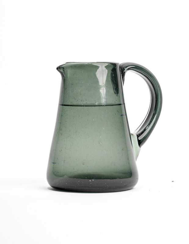 Jarra de Agua de Vidrio Soplado Humo Marea Baja image number null