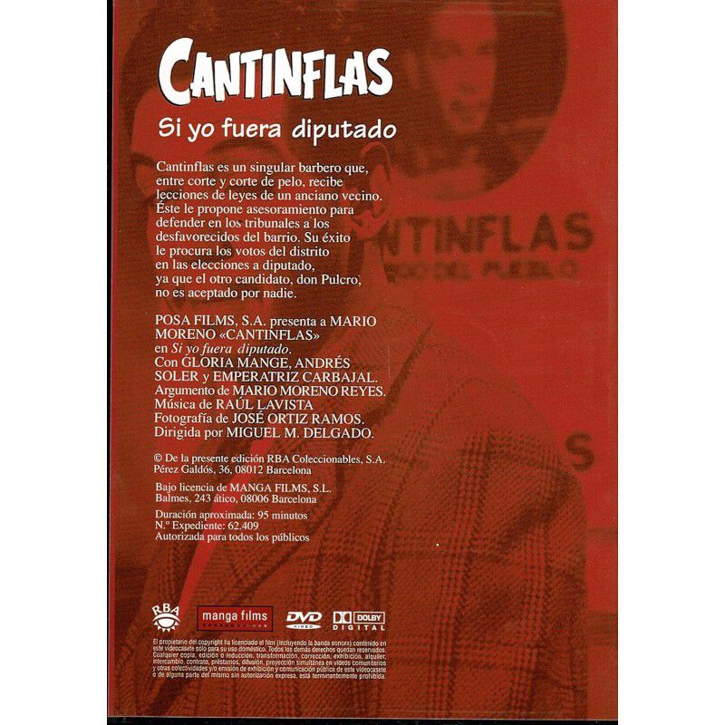 Si Yo Fuera Diputado [dvd] (1952) image number null